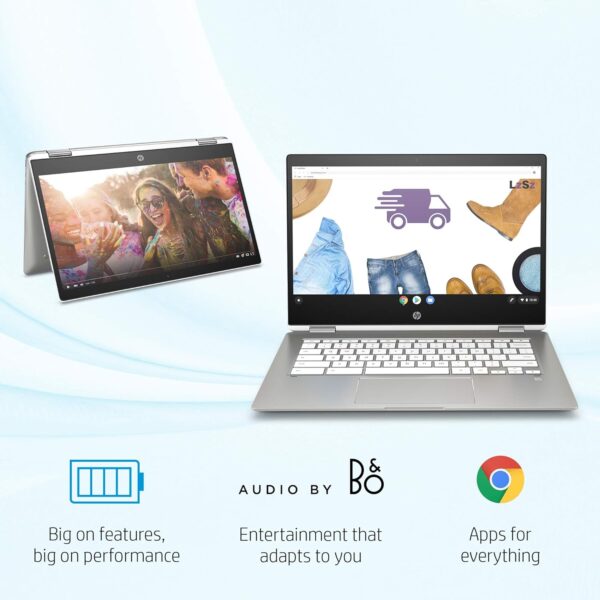 HP Chromebook x360 14-inch HD Touchscreen Laptop - Image 3