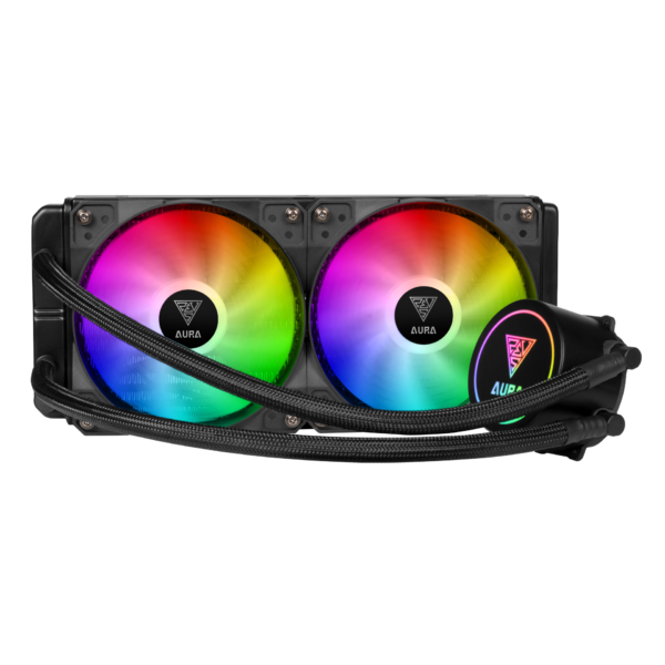 GAMDIAS AURA GL240 RGB 240MM CPU LIQUID COOLER - Image 2