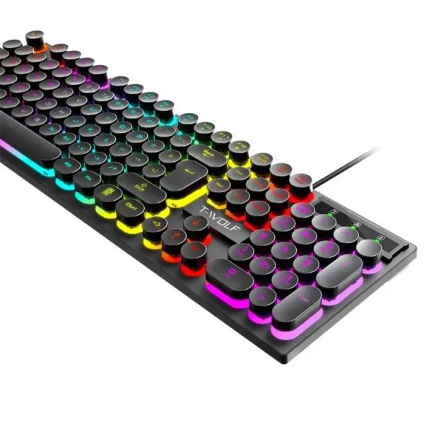 T-WOLF-T80 RGB Gaming Keyboard - Image 2