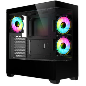KingKongStar Front and Side Glass ITX Gaming Case