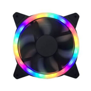 Dual Ring Single Color RGB Fan