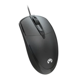 MOS-371U BK Mikuso Wired Optical Mouse 3 Buttons + 1 Wheel Black