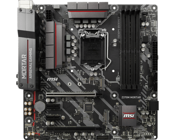 MSI Z370M Mortar Arsenal Gaming MotherBoard - Image 2